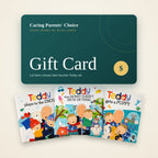 Caring Parents' Choice gift card for Teddy children's books by Ryan Cohen