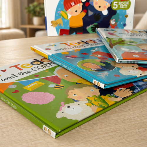Teddy Volume 2 hardcover book by Ryan Cohen, 32 illustrated pages